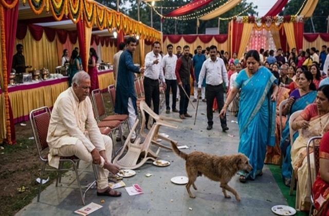 दुल्हन की विदाई के वक्त मची तबाही, बैंक्वेट हॉल में घुसकर कुत्ते ने काटे 60 लोग
