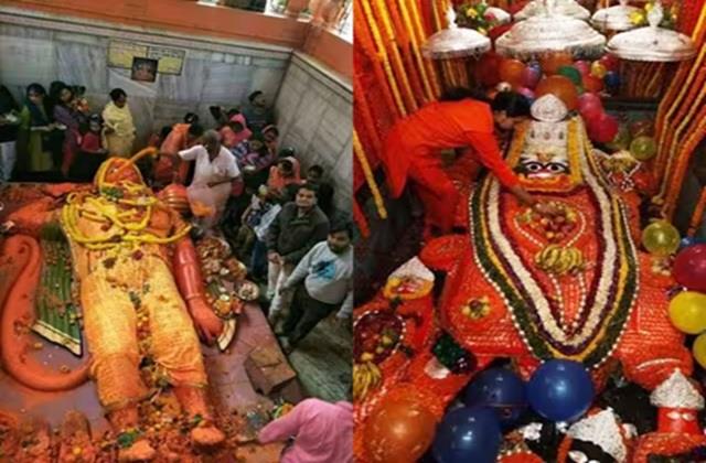 एकलौता मंदिर जहां लेटे हुए हनुमान जी की होती है पूजा, यहां अकबर ने भी मननी थी अपनी हार