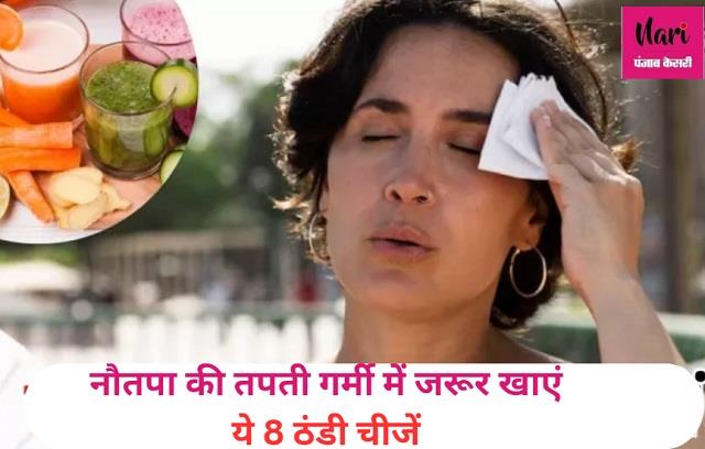 नौतपा की तपती गर्मी में जरूर खाएं ये 8 ठंडी चीजें,शरीर रहेगा कूल लू से मिलेगा बचाव