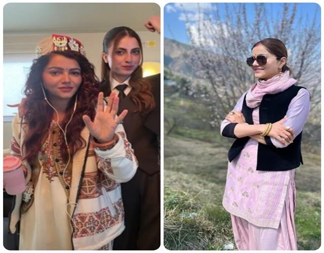 विदेश में भी पहाड़ों की रानी Rubina Dilaik का जलवा,  गर्व से पहनी हिमाचली पारंपरिक पोशाक