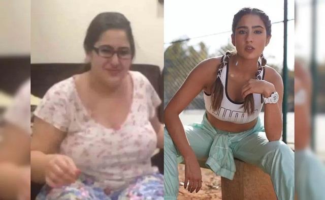 96 kg से 56 kg तक Sara Ali Khan की शानदार Transformation, जानिए कैसे घटाया इतना वजन