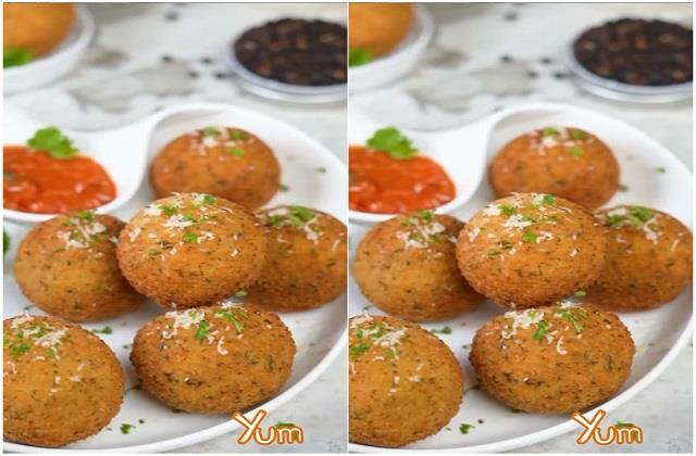 गार्लिक परमेसन Potato Balls