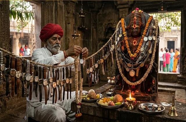प्रसाद नहीं, यहां भगवान को चढ़ाई जाती हैं घड़ियां! जानें इस अनोखी परंपरा का रहस्य