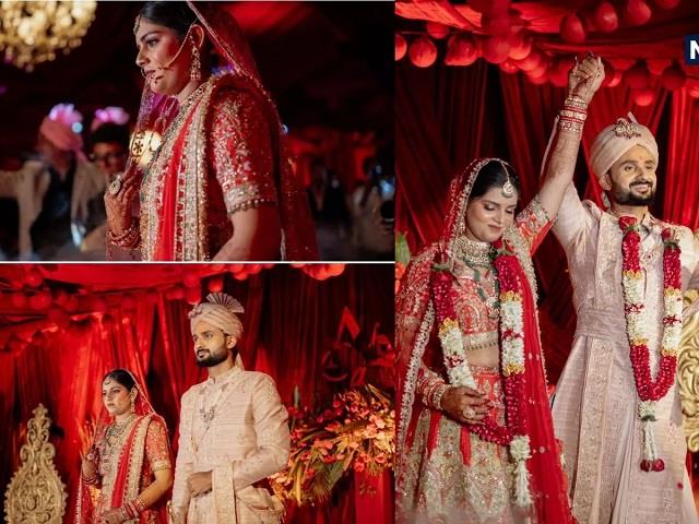 आकाशदीप की वेडिंग फोटोज़ में दुल्हन अक्षता ने बटोरी लाइमलाइट, Royal Look ने जीता दिल
