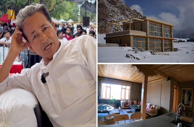 बर्फीले लद्दाख में बिना हीटर कैसे गर्म रहता है Sonam Wangchuk का घर?