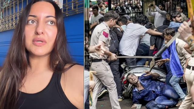 'सोनाक्षी की हिम्मत की लोग कर रहे तारीफ',  प्रदर्शन की तस्वीरें शेयर कर उठाई छात्रों की आवाज