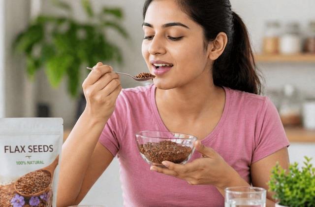 सुबह खाली पेट 1 चम्मच अलसी खाने से मिल सकते हैं ये 4 जबरदस्त फायदे