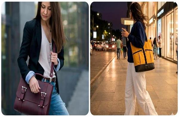 स्टाइलिश और ऑफिस-फ्रेंडली डिजाइन Bags Idea