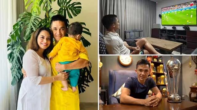 फुटबॉल स्टार Sunil Chhetri का घर है सादगी और खूबसूरती का मेल, अंदर की तस्वीरें जीत लेंगी आपका दिल