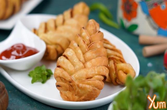 यूनिक क्रिस्पी समोसा