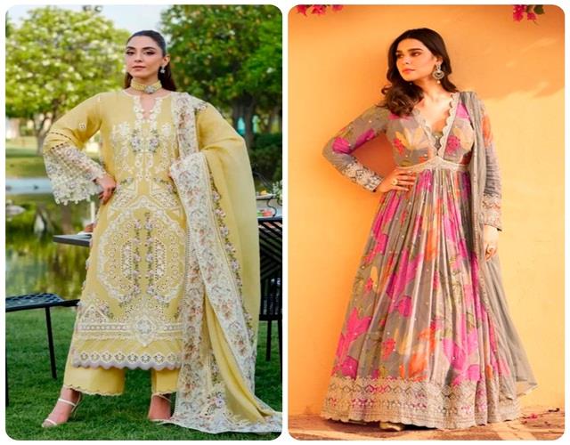 गर्मियों की शादी के लिए परफेक्ट ऑप्शन है पैचवर्क सूट