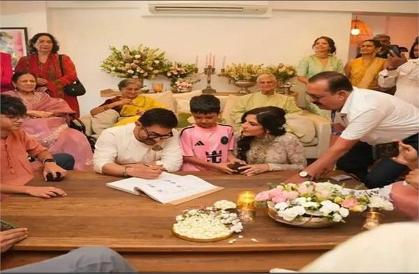61 की उम्र में Aamir Khan ने Gauri Spratt से की तीसरी शादी, सामने आई पहली तस्वीर