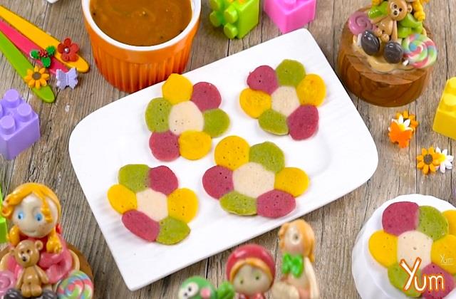 बच्चों के लिए मिनी फ्लावर डोसा