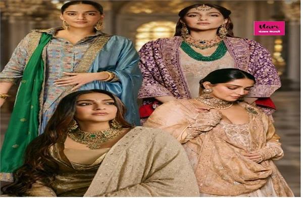 Anshula Kapoor की शादी में छाईं Sonam Kapoor, हर फंक्शन में दिखा रॉयल ट्रेडिशनल अंदाज
