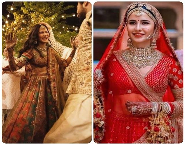 होने वाली दुल्हनों के लिए इंस्पिरेशन हैं कैटरीना कैफ के Wedding outfits