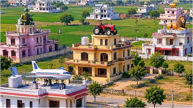 कहीं प्लेन तो कहीं ट्रैक्टर, पंजाब के घरों की छत पर ऐसी होती हैं पानी की टंकियां