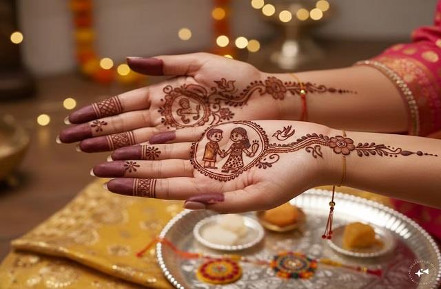 रक्षाबंधन पर हाथों में रचाएं ये खूबसूरत मेहंदी, देखें Rakhi के लेटेस्ट डिजाइन्स