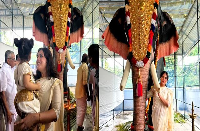 ओणम के रंग में रंगी एक्ट्रेस ऋचा चड्ढा और उनकी लाडली, मां-बेटी ने पहनी एक खास ड्रेस