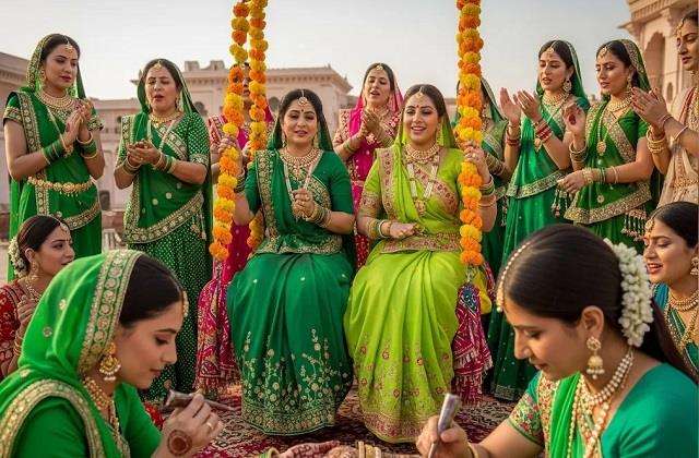 हरियाली तीज पर क्यों झूला झूलती हैं महिलाएं? जानिए इसके पीछे का सच
