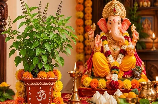 भगवान गणेश को क्यों नहीं चढ़ाई जाती तुलसी? जानें इसके पीछे की वजह