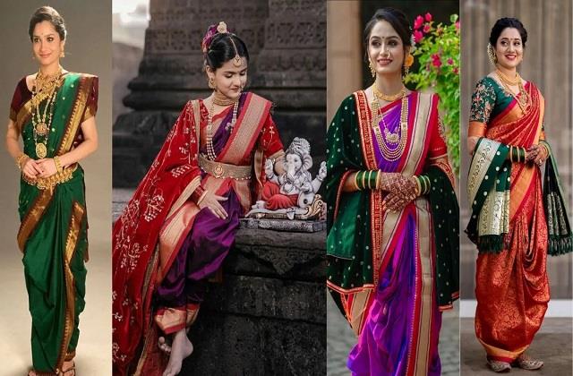 गणेश चतुर्थी पर पहनें महाराष्ट्रीयन स्टाइल साड़ी, 6 गज की नॉर्मल साड़ी को ऐसे दें धोती लुक