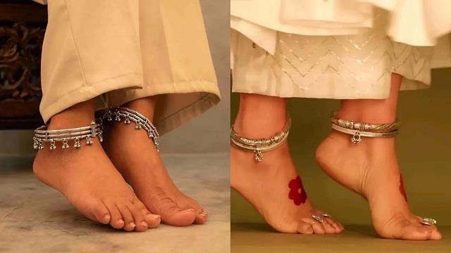 दादी-नानी के जमाने वाली कड़ा पायल का ट्रेंड फिर छाया, तस्वीरों में देखें लेटेस्ट डिजाइन