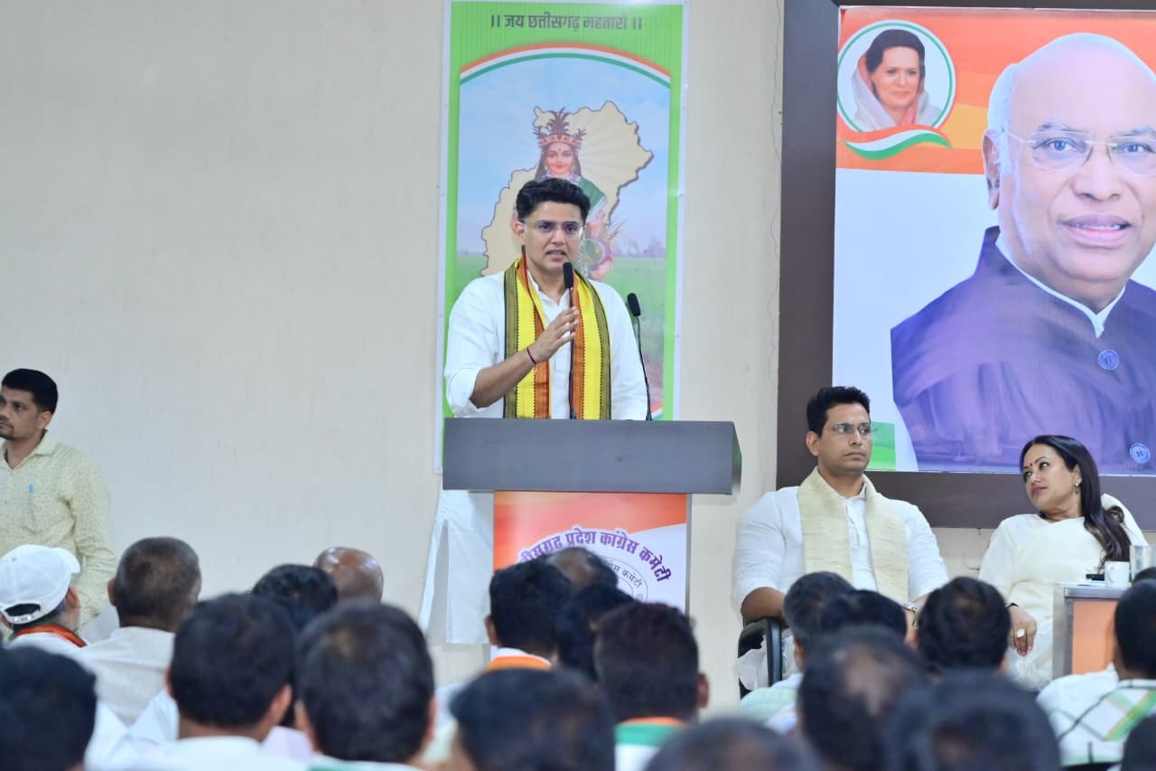 PunjabKesari, Sachin Pilot, Congress, Raipur, Chhattisgarh Politics, Women Reservation