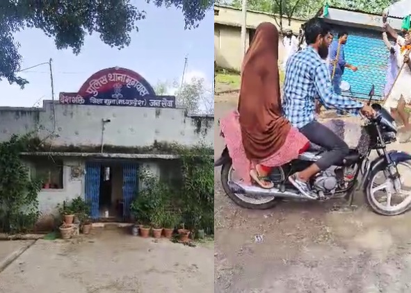 PunjabKesari, Mrigwas police station attack, Banjara community violence, Gujjar Banjara clash, Gujrat MP crime news, police property damaged, Madhya Pradesh latest news, community clash India 