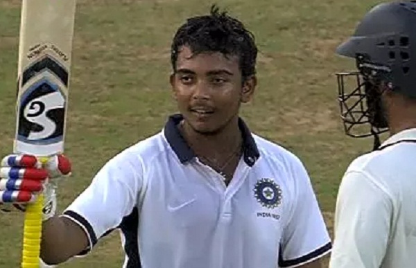 Prithvi shaw blast 71 run against goa in Syed mushtaq ali trophy