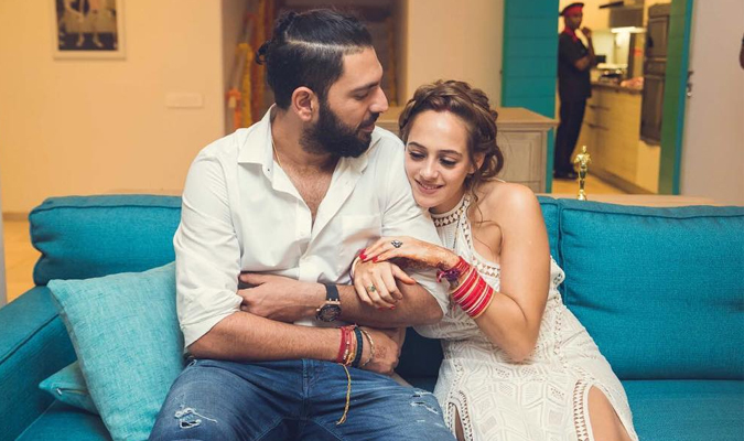 Yuvraj Singh And Hazel
