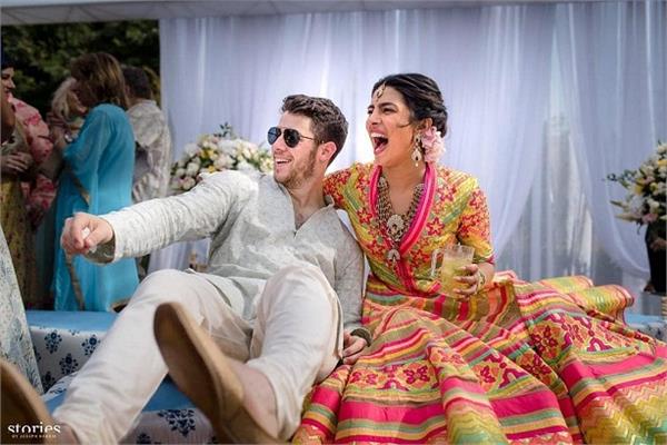 Bollywood Tadka,priyanka chopra image, nick jonas image, music ceremony images, mehndi images