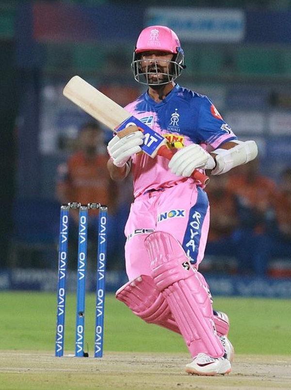 Ajinkya rahane hits second century of IPL