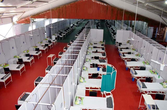 PunjabKesari, Makeshift Hospital Image